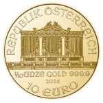1/10 Unze Gold Wiener Philharmoniker Wertseite