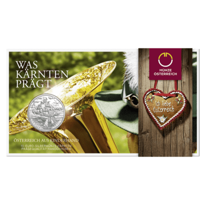 10-Euro-Silbermünze 2012 Kärnten Blister