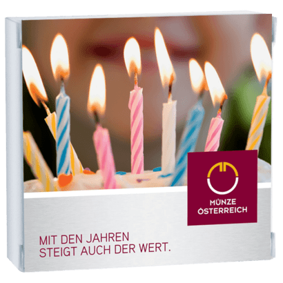 Geschenkverpackung Geburtstagskerze