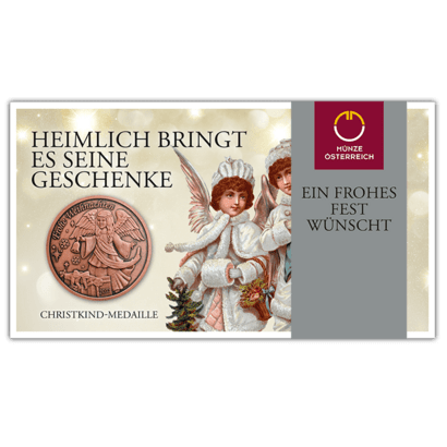 Weihnachtsmedaille 2015 Blister