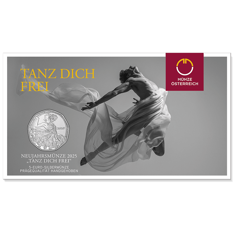 Neujahrsmuenze 2025 Tanz dich frei