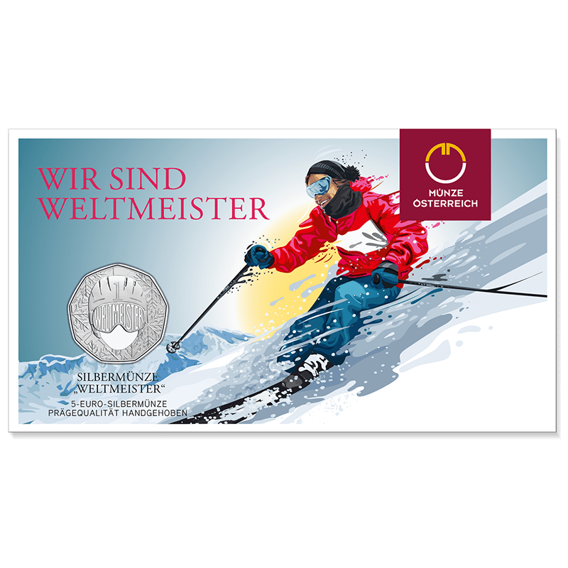 2024 5 Euro Weltmeister Blister