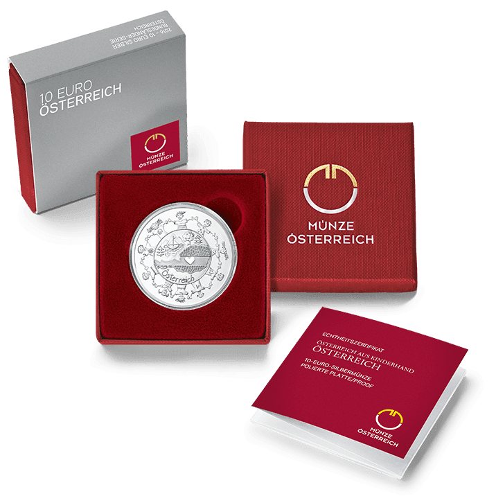10 Euro Österreich im Etui