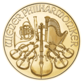 1 Unze Gold Wiener Philharmoniker Rückseite