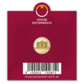 Sichtfenster Wiener Philharmoniker Gold 1/25 Unze RV
