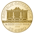 1/4 Unze Gold Wiener Philharmoniker Wertseite