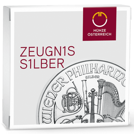 Anlassverpackung Zeugnis-Silber