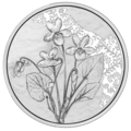10-Euro-Silbermünze Veilchen HGH RS