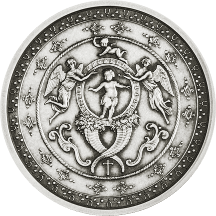 Anlassmedaille zur Taufe