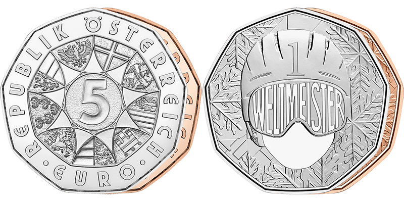 2024 5 Euro Weltmeister