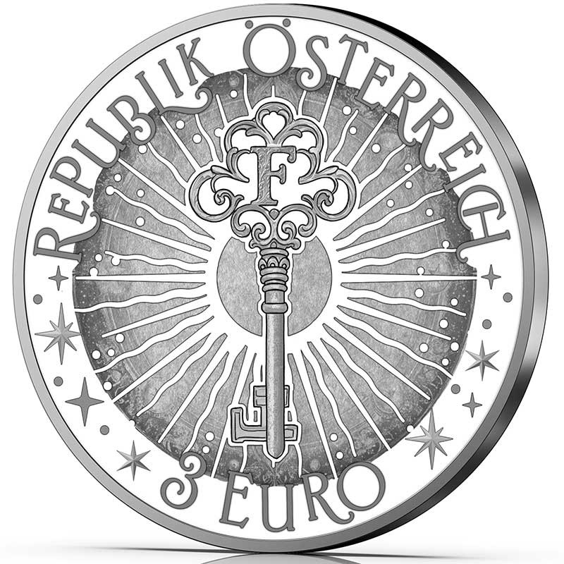 3-Euro-Münze Fabelwesen Rückseite