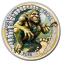 Entwurf 3-Euro-Münze Der Troll