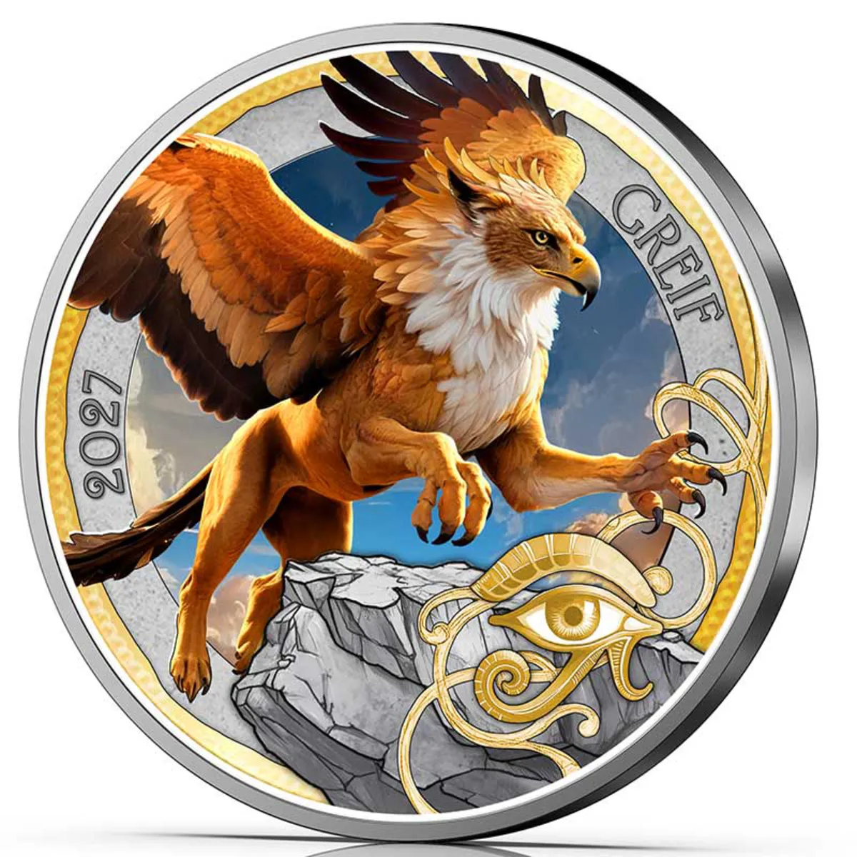 Entwurf der Greif 3D revers