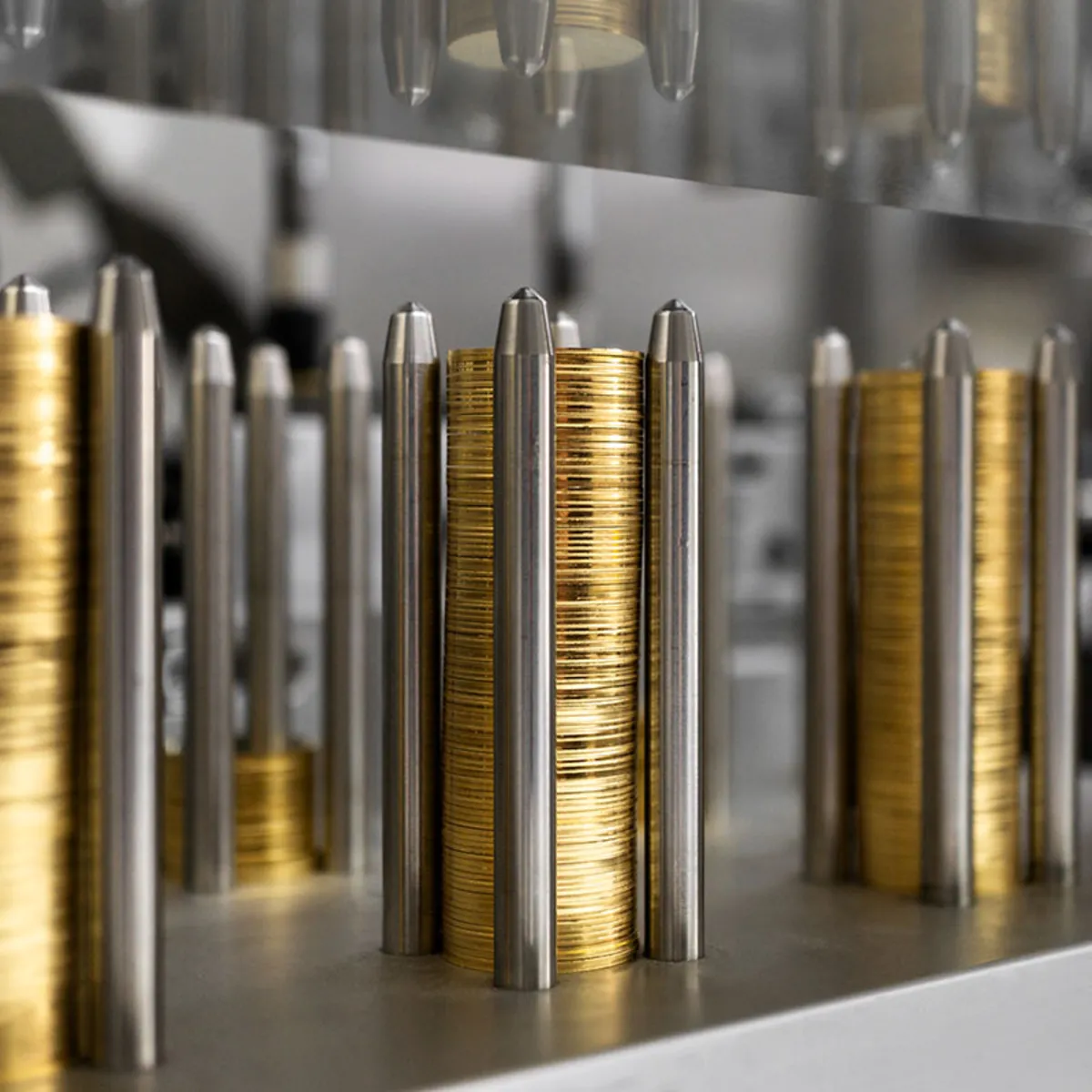 Produktion Rondenstapel Gold