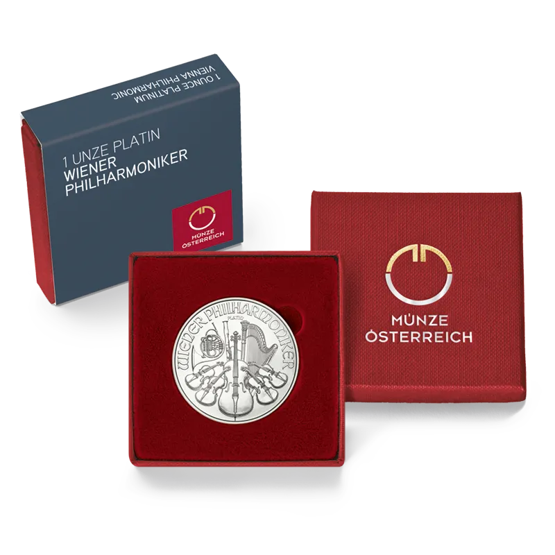 Platin Philharmoniker im Etui