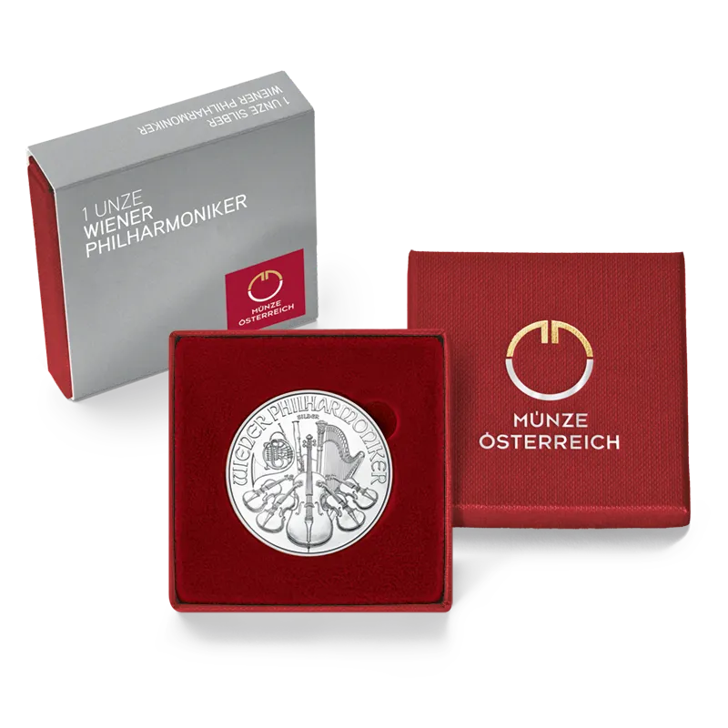 1 Unze Feinsilber im Etui