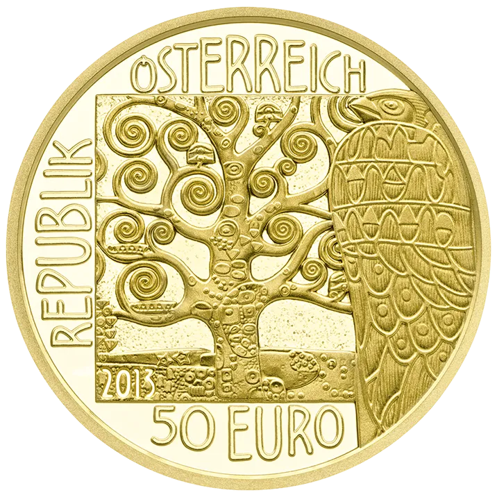 50-Euromuenze_2013_Klimt AV