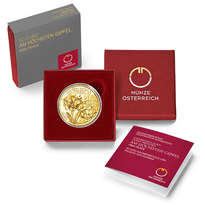 50 Euro Goldmünze Am höchsten Gipfel