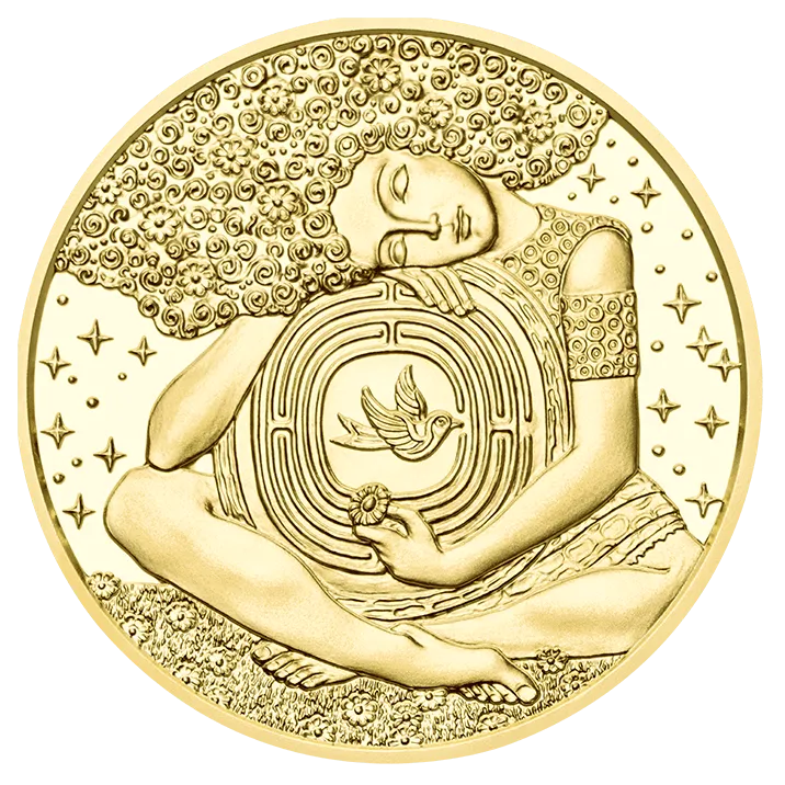 50 Euro Goldmünze Viktor Frankl Revers