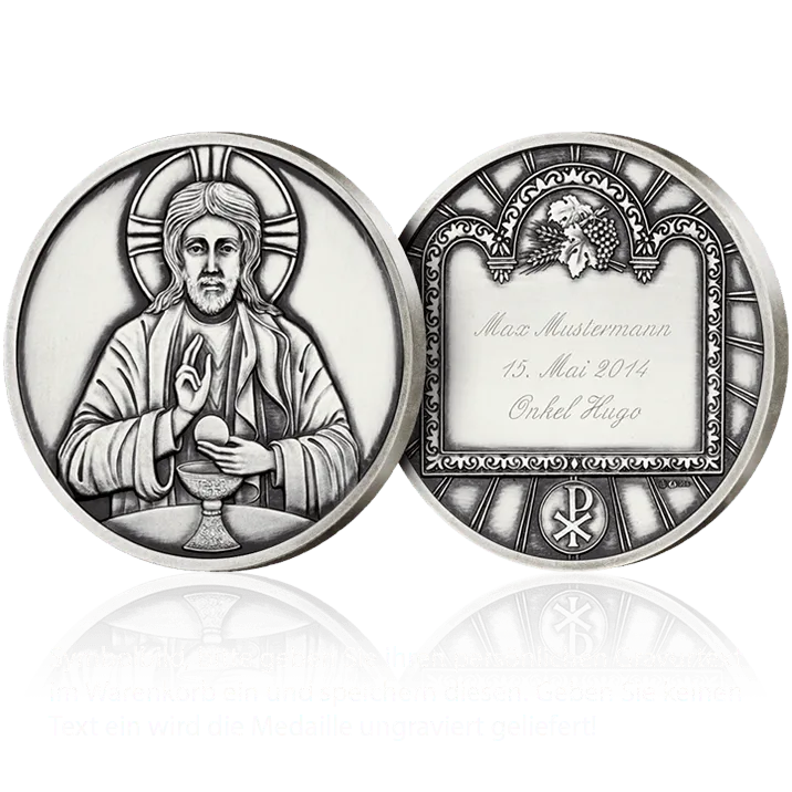 Medaille zur Erstkommunion