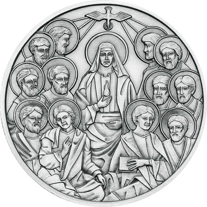 Anlassmedaille Firmung Bildseite