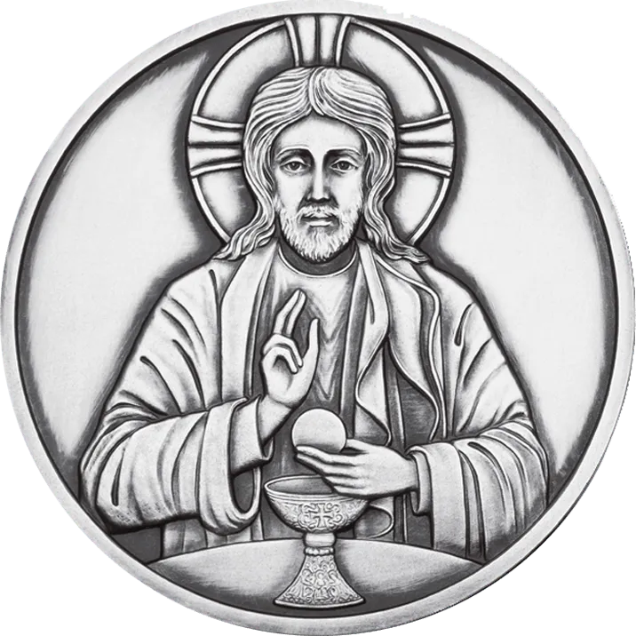 Anlassmedaille Kommunion Bildseite