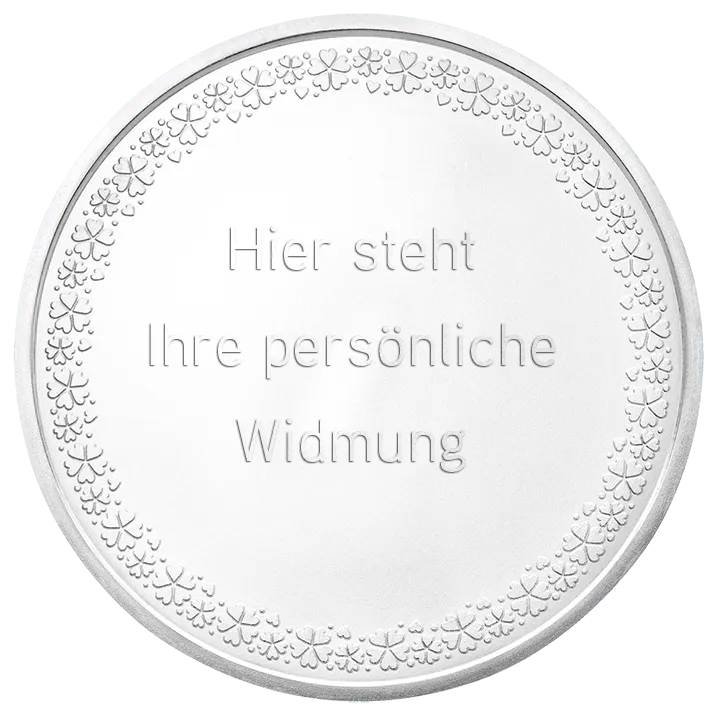 Teddybär-Medaille graviert