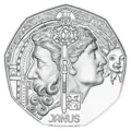 Neujahrsmünze 2021 Janus