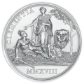 Silbermünze Maria Theresia Gottvertrauen