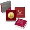 Goldmünze Auerhahn Etui