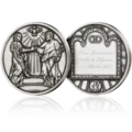 Medaille zur Hochzeit mit Gravur
